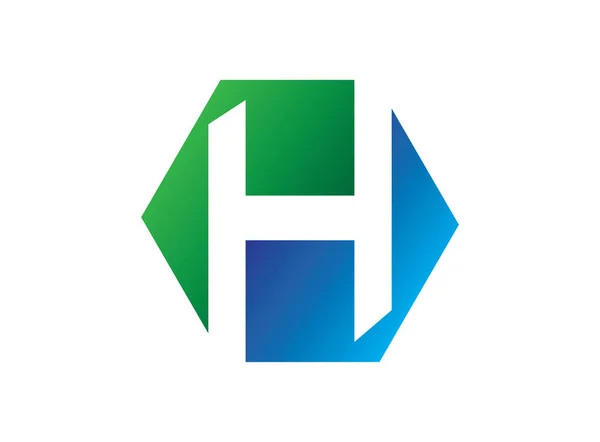 Abc Szimbólum Logo Design Illusztráció Hatszögvektor Fehér Háttér — Stock Fotó
