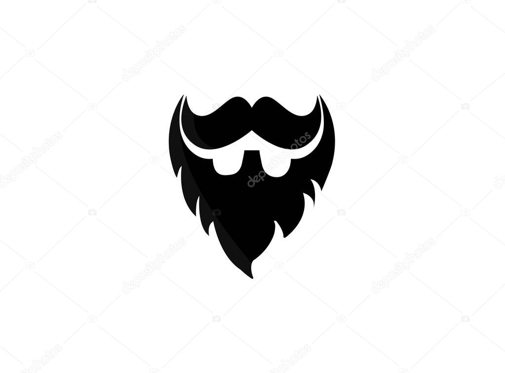 Candlewick wax for logo design illustration on a white isolated background