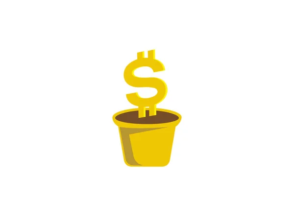 Para Büyüme Grafiği Yatırım Para Birimi Koleksiyonu Satış Ikonunu Yükselt — Stok fotoğraf