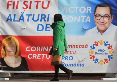 Avrupa Parlamentosu seçimleri için seçim öncesi kampanya - Ro