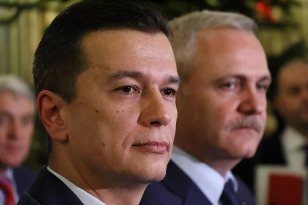 Sorin Mihai Grindeanu-javaslat a miniszterelnöknek a római — Stock Fotó