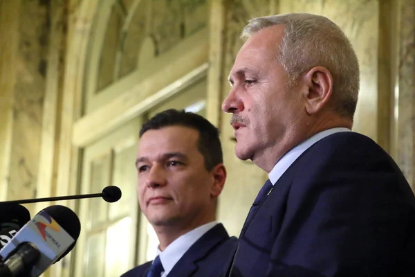 Sorin Mihai Grindeanu-javaslat a miniszterelnöknek a római — Stock Fotó