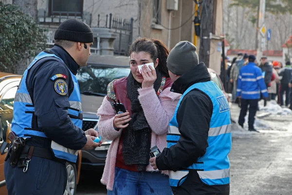 Bucharest, Romania - Protest against President Klaus Iohannis. — Stock Photo, Image