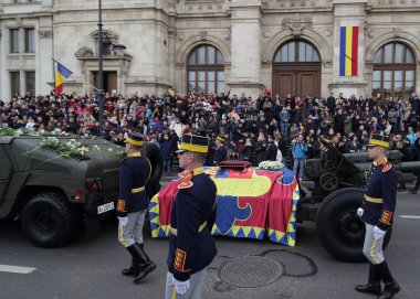 Romanya - Kral Mchael I - Kraliyet Cenazesi