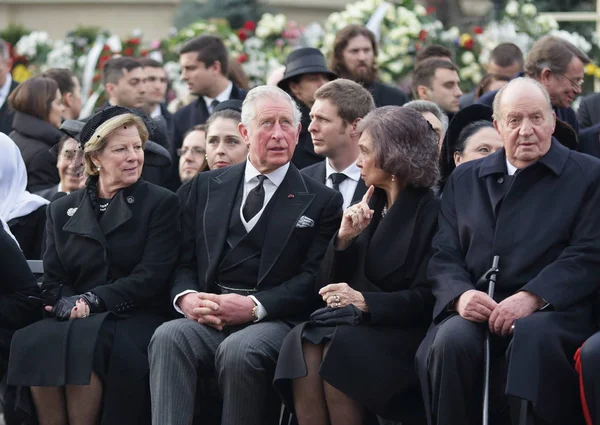 Ρουμανία-Βασιλιάς Μιχαήλ ι-βασιλική κηδεία — Φωτογραφία Αρχείου