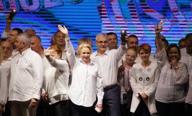 Romen siyaseti - Psd mitingi