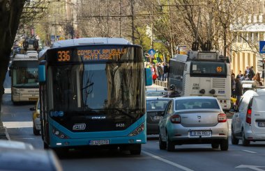 Toplu taşıma otobüsleri - Bükreş, Romanya