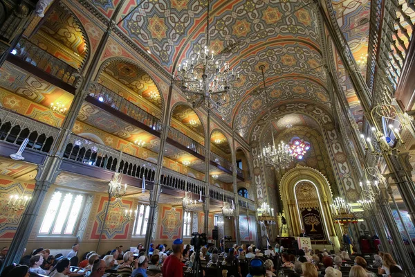 The Coral Temple från Bucharest-judiska arvet-Rumänien — Stockfoto