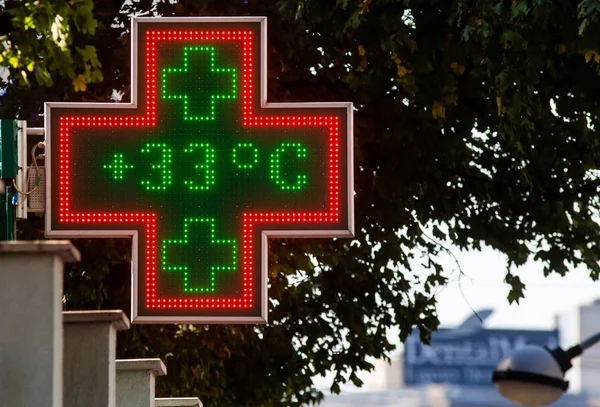 Ευρώπη θερμό φθινόπωρο - υπερθέρμανση του πλανήτη — Φωτογραφία Αρχείου