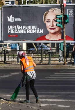 Viorica Dancila - race for the presidential mandate - Romanian p clipart