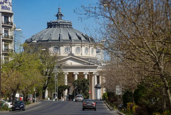 Bucarest Rumania Abril 2020 Ateneo Rumano Ateneul Roman Una Sala —  Fotos de Stock