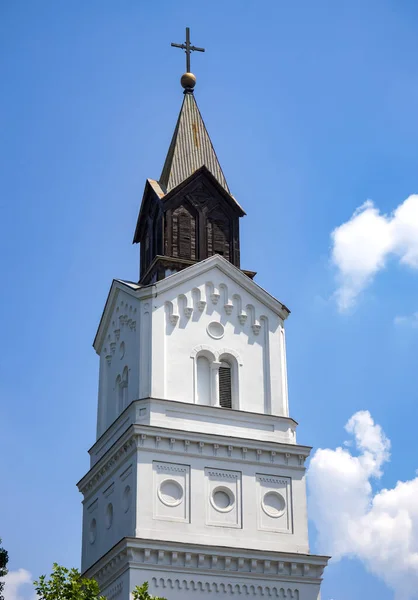 Bukarest Rumänien Juni 2020 Der Glockenturm Der Römisch Katholischen Kirche — Stockfoto