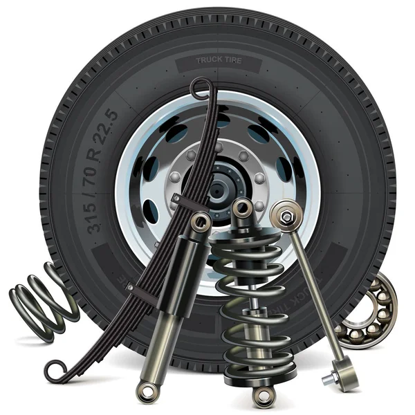Damper strut Vector Art Stock Images | Depositphotos