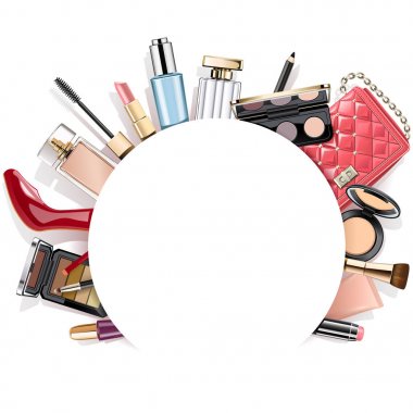 Beyaz Etiketli Vektör Moda Konsepti