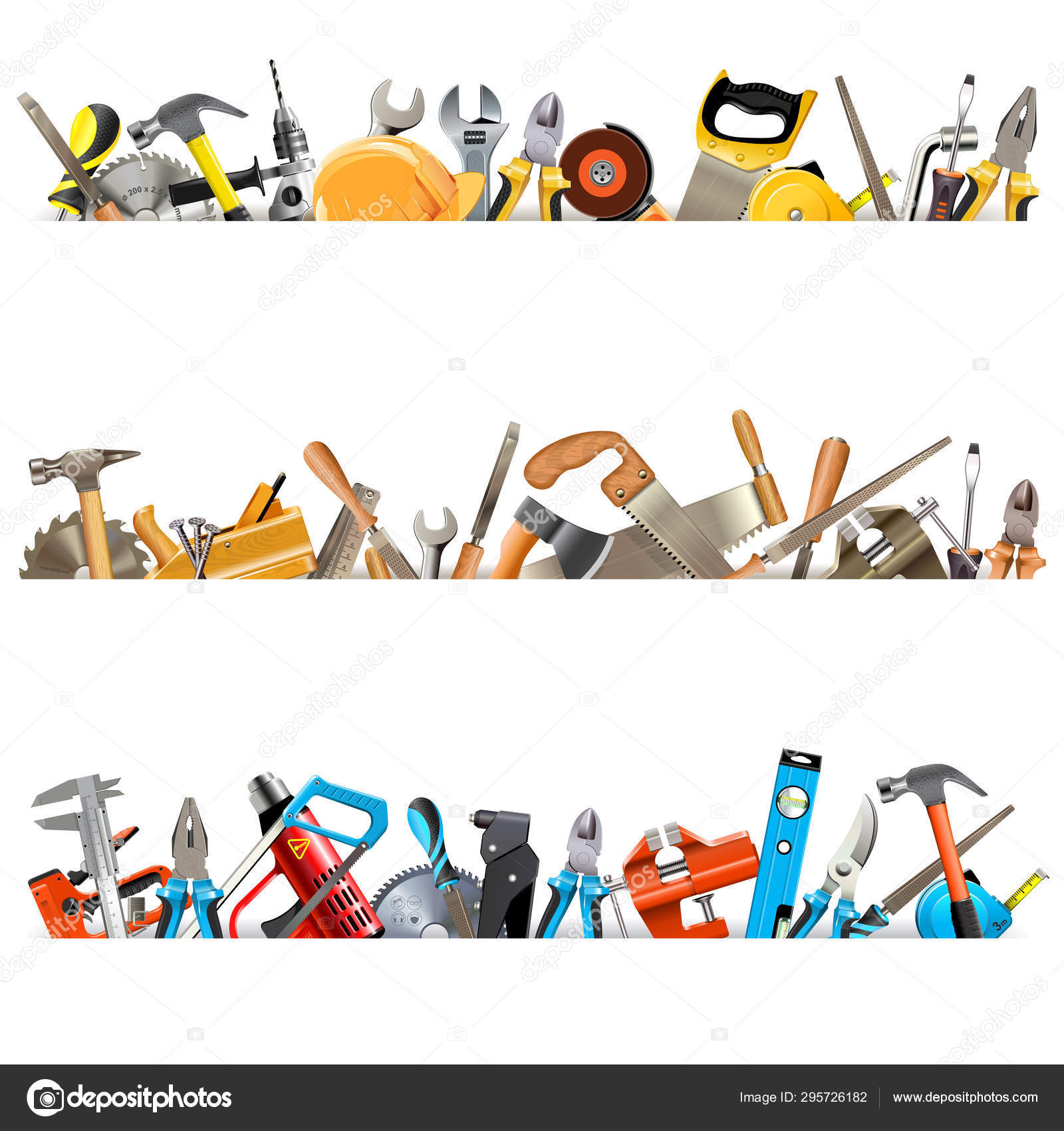 Vector Tool Borders Stock Vector Image by ©dashadima 295726182