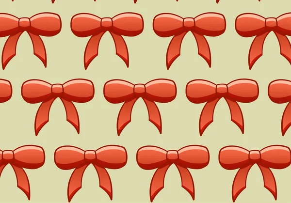 Patrón único de arcos rojos sobre fondo beige — Vector de stock