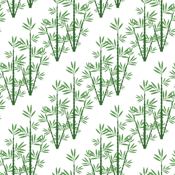 Nahtlose Bambusmuster Für Einen Hintergrund — Stockvektor