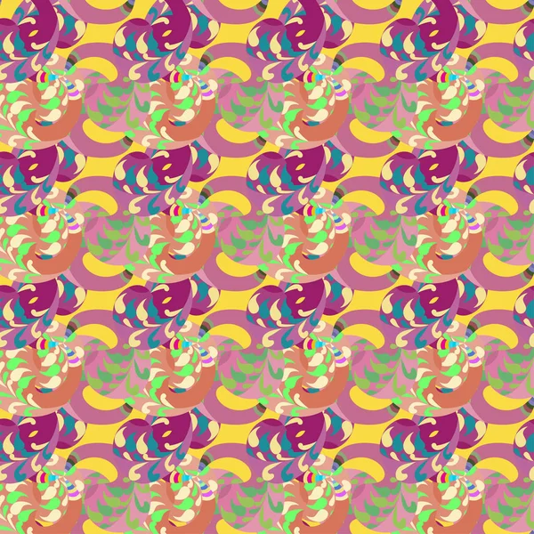 Fondo Sin Costura Flor Abstracta — Vector de stock