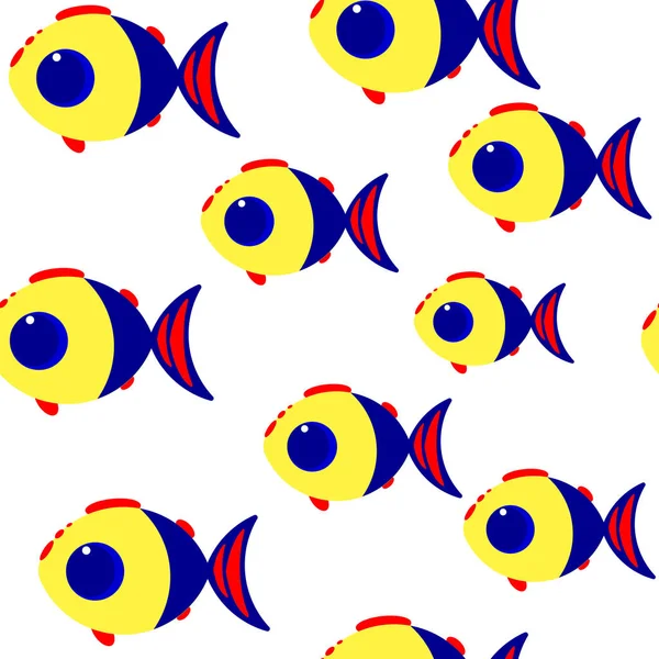 Мультипликационная рыба — стоковый вектор