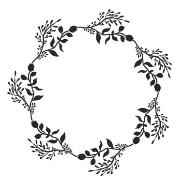 Elle çizilmiş böğürtlenlerle süslenmiş mutlu Noel metinleri. Tebrik kartı tasarım elemanı. Kırmızı fırça harfleri. Vektör tipografi