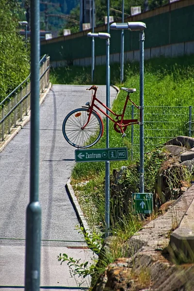 cozy cycle path in Austria