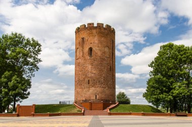 Kamenets şehrinde Ortaçağ tuğla kulesi, Beyaz Rusya