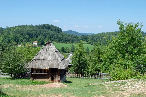 Ethno Village Sirogojno Zlatibor Sérvia Europa — Fotografia de Stock