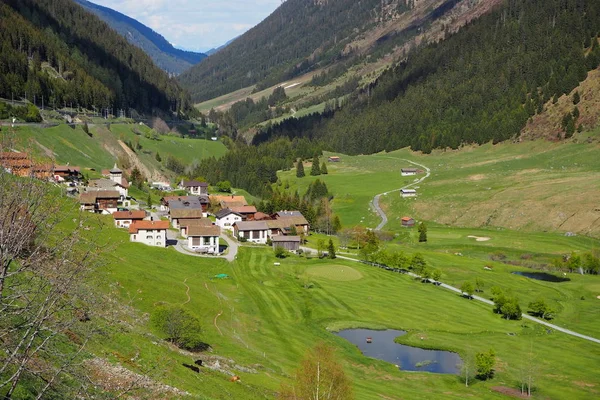 Golf Kulübü Sedrun Club Der Quelle Des Rheins Golf Spielen — Stok fotoğraf