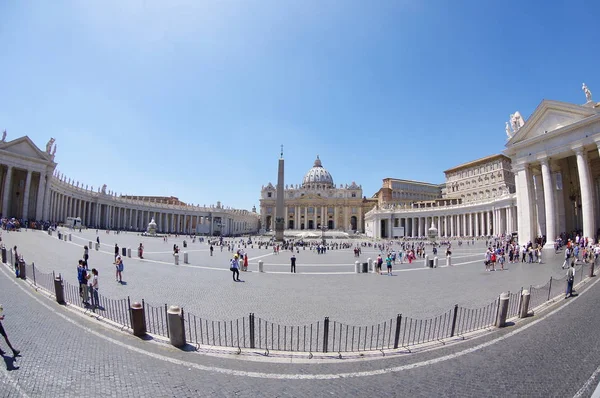 San Pietro Place Piazza San Pietro Veduta Roma — Foto Stock