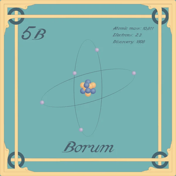 Ícone colorido Borum . — Vetor de Stock