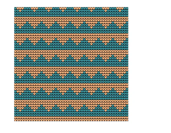 Ornement traditionnel norvégien. Modèle sans couture avec ornement géométrique. Modèle de tricot . — Image vectorielle