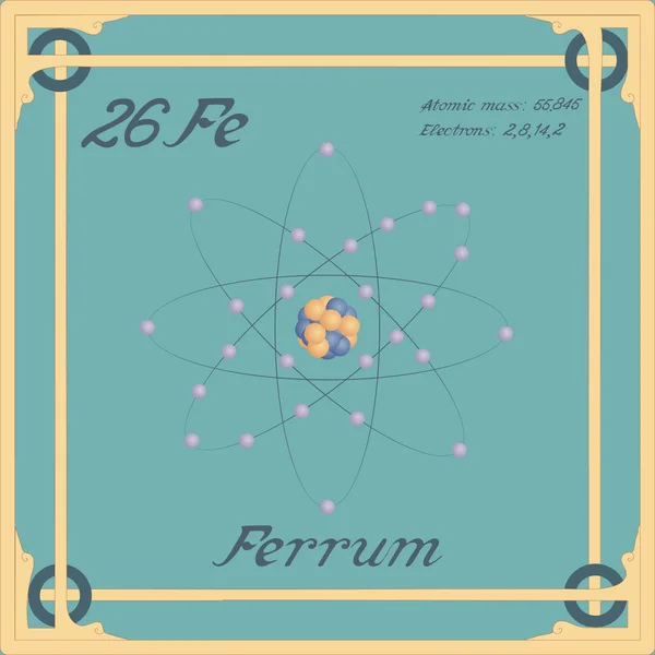 Ícone colorido Ferrum . — Vetor de Stock