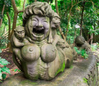 Sanat ve kültür, Bali, Endonezya geleneksel Balinese taş heykel