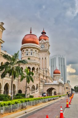 Merdeka Square Kuala Lumpur Malezya şehir merkezinde