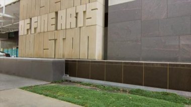 Mfah Güzel Sanatlar Müzesi Houston Tx Facade Texas Popüler Ziyaretçiler Attraction Ana Kompleksi Girişinde