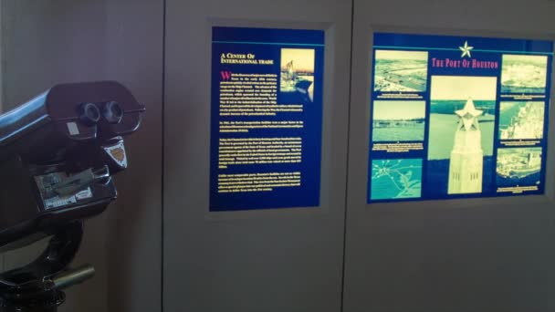 Intérieur Pont Observation Sommet Monument Commémoratif Tour Musée San Jacinto — Video