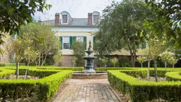 Old Ursuline Convent Edifício Mais Antigo Nova Orleans Louisiana Com — Vídeo de Stock