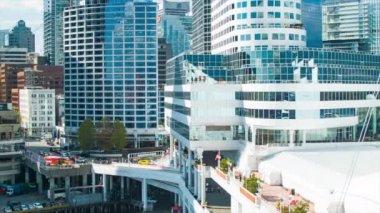Vancouver Cruise Ship Terminali Kanada Place Downtown Binalar bitişik