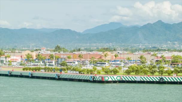 Walmart Winkelcentrum Gebouw Exterieur Puerto Vallarta Mexico — Stockvideo