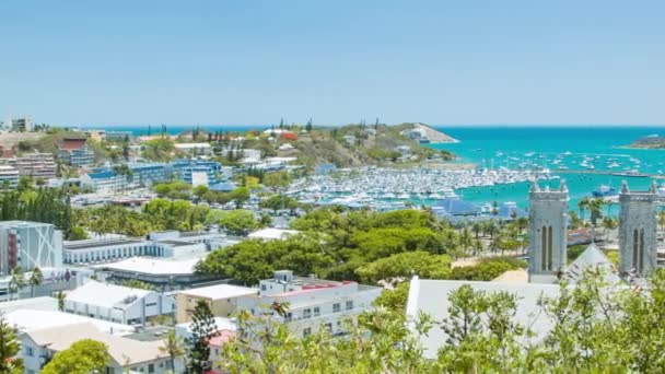 Noumea Yeni Kaledonya Egzotik Ada Hedef Sunny Summers Günü Tropikal — Stok video