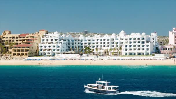 Resorts Mexicanos Lujo Frente Mar Cabo San Lucas Amplia Oferta — Vídeos de Stock