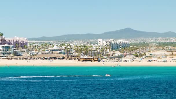 Cabo San Lucas San Jose Meksika Sahili Popüler Tatil Beldesi — Stok video
