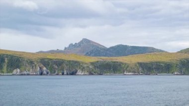 Cape Horn Etrafında Yelken Şili Shoreline yakın Güney Amerika'nın Güney İpucu