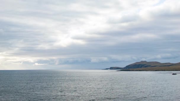 Lugnt Hav Vid Cape Horn Sydamerikas Sydligaste Spets Där Stillahavs — Stockvideo