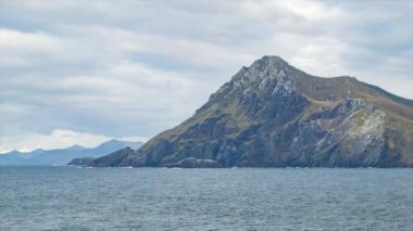 Cape Horn Güney Amerika Orta Shot Dağ Toplantı Pasifik ve Atlantik Okyanusları Sınır En Yüksek İpucu