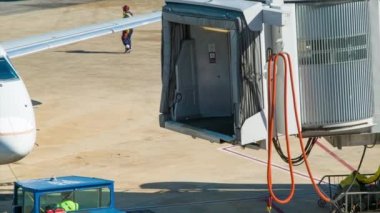 Jetway American Eagle Airliner Yakın çekim Panning Reagan Ulusal Havaalanı Dca Washington Dc