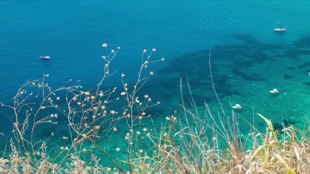 Vibranti Sponde Del Mar Mediterraneo Situata Sull Isola Sicilia Italia — Video Stock