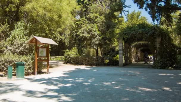 Athènes Les Familles Grecques Visitent Les Jardins Nationaux Comme Une — Video