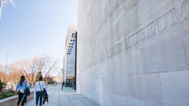 Beelden Van Washington City Ion Zonnige Dag Usa — Stockvideo