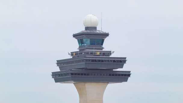 Aufnahmen Vom Bau Eines Modernen Internationalen Flughafens — Stockvideo